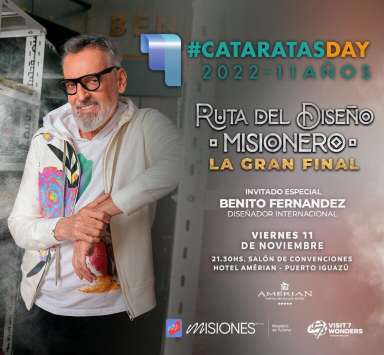 Benito Fernández jurado de lujo en la gran final de la Ruta del Diseño Misionero