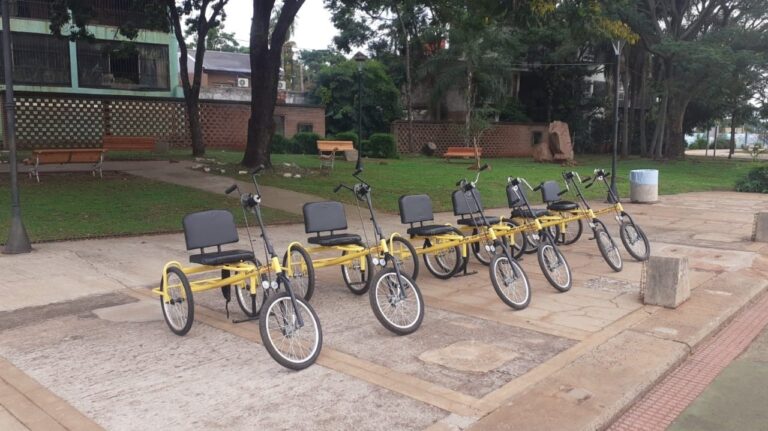 Eco Bicis: incorporaron bicicletas adaptadas para el uso de personas con discapacidad en Posadas