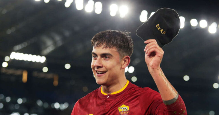 Paulo Dybala le dió el triunfo a la Roma y su festejo de gol lo…