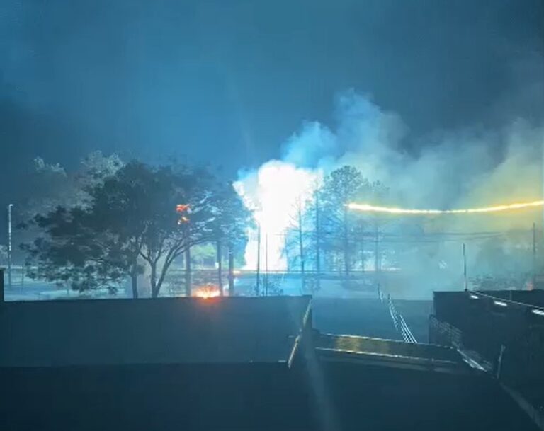 Virasoro quedó a oscuras tras la explosión de una estación transformadora