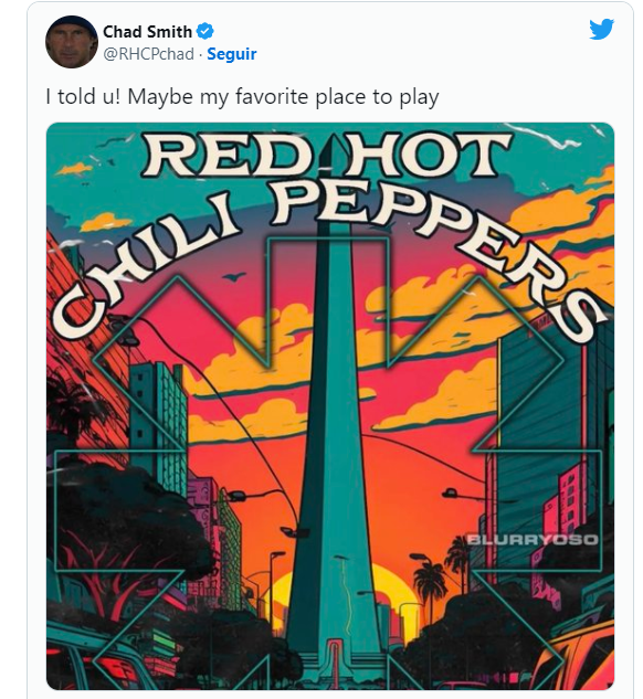 El mensaje del baterista de los Red Hot Chili Peppers tras confirmarse su show en Argentina
