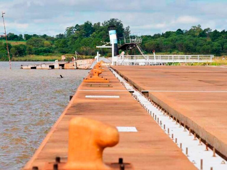 El puerto de Posadas suma más actividad con la exportación de madera de una empresa…