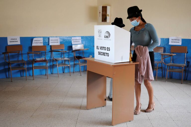 Ecuador votaría para presidente el próximo 20 de agosto