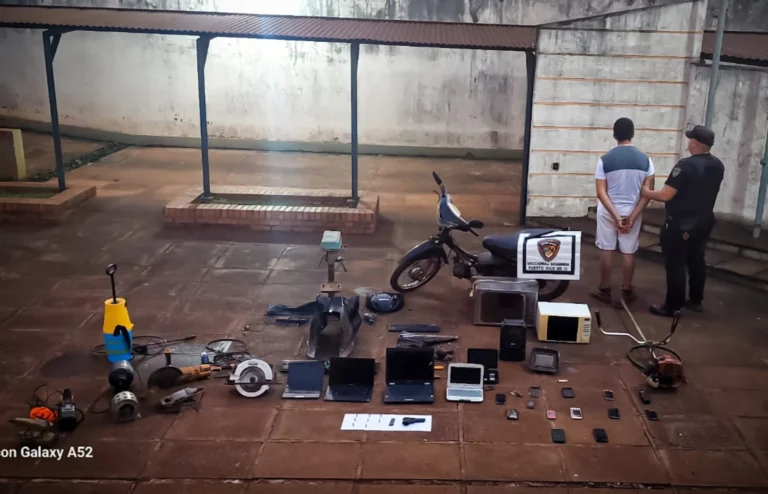 Desbarataron una banda dedicada a la venta de elementos robados