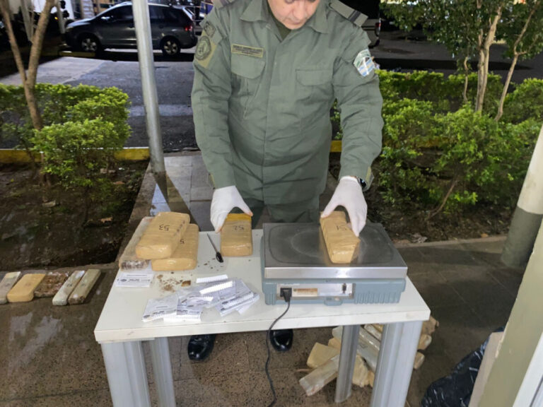 Gendarmería halló 75 kilos de marihuana abandonados en Posadas