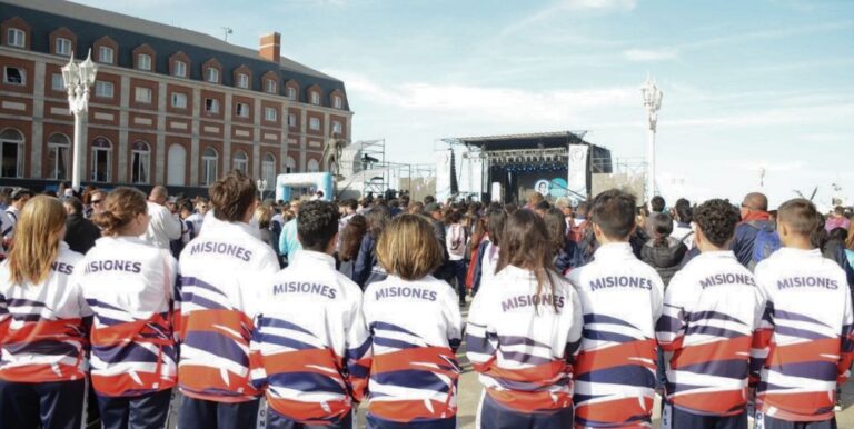 Misiones marcó su huella en la Playa Bristol de Mar del Plata