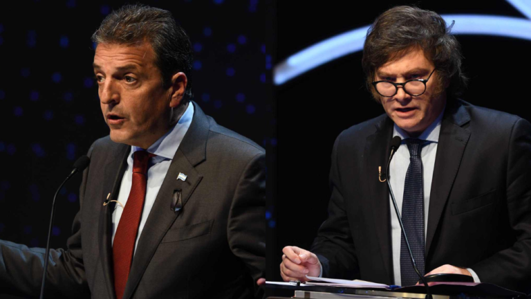 Cómo será el debate entre Massa y Milei una semana antes del balotaje