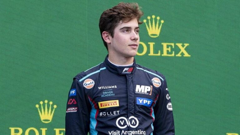 Argentina volvió a la Fórmula 1: Franco Colapinto manejó por primera vez un Williams