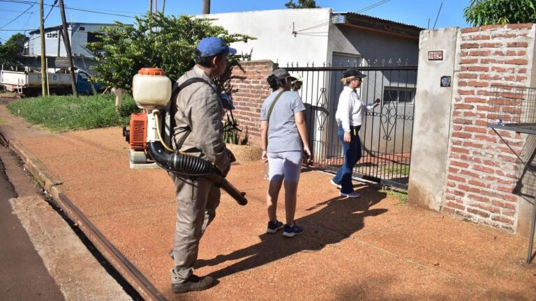 Intensos operativos en los barrios posadeños para combatir el dengue