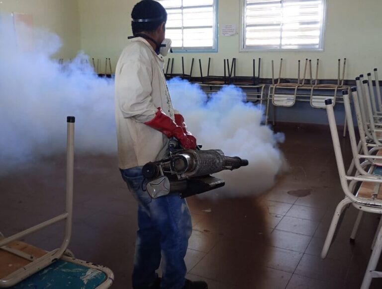Vuela a clases: se reforzaron las fumigaciones en las escuelas de Posadas