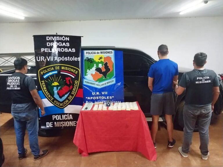La Policía detuvo en Apóstoles a un prófugo de la Justicia