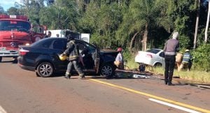 Choque entre dos autos en la Ruta 12 dejó seis heridos en El Alcázar