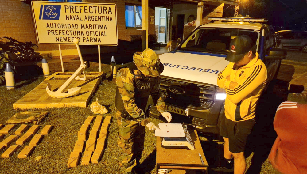 Prefectura secuestró más de 91 kilos de marihuana que ingresaron desde Paraguay en Posadas