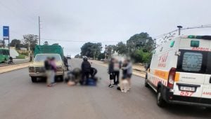 Choque entre una camioneta y una moto de delivery dejó dos mujeres lesionadas en Posadas