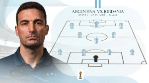 Argentina cierra la fase de grupos ante Jordania con un…