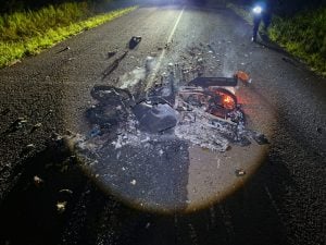 Murió el joven que sufrió graves quemaduras al chocar contra un acoplado en Mojón Grande