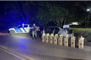 Prefectura secuestró 400 cartones de cigarrillos sin documentación aduanera en Alba Posse
