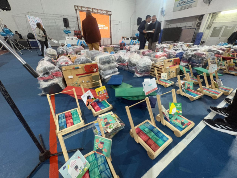 El gobierno provincial equipó diez Espacios de Primera Infancia de distintos municipios