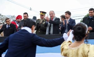 Passalacqua encabezó el Día de la Bandera en Candelaria: «Lo que da fortaleza son las convicciones y los valores»