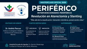 El Hospital Madariaga organizó una masterclass de intervencionismo periférico con cirugía en vivo