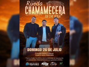 La Rueda Chamamecera de Che Roga llega este domingo al Predio Ferial de Puerto Rico