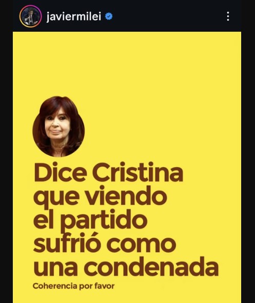 Milei usó la victoria argentina ante Suiza para lanzar una…