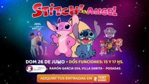 Stitch, Rumi y los cachorros de Paw Patrol se presentan este domingo en Posadas para…