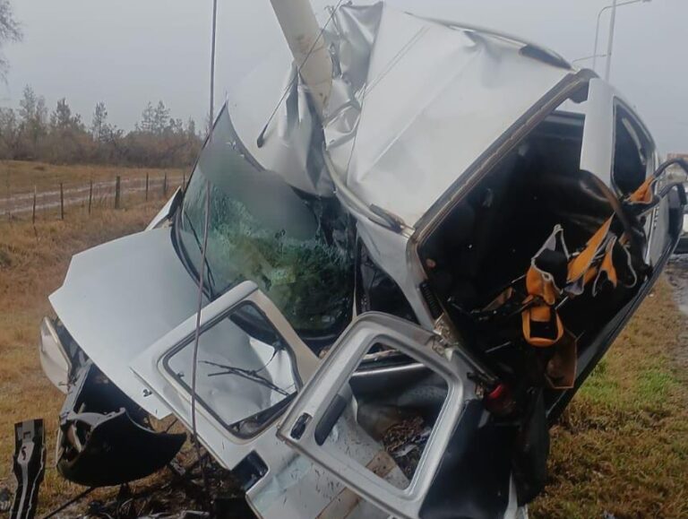 Murió la segunda víctima del accidente en Candelaria: su hijo sigue internado con pronóstico reservado