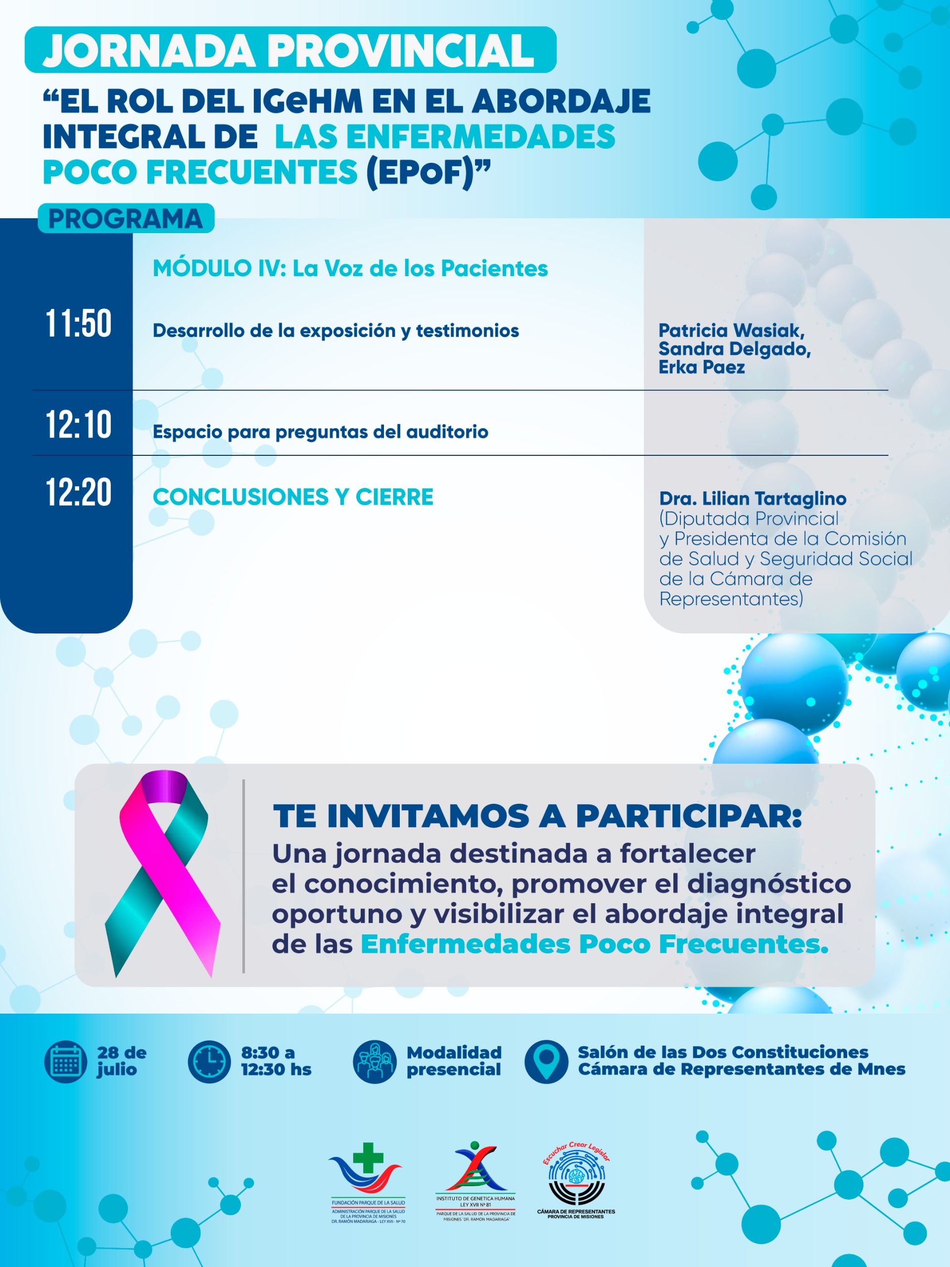 Una jornada provincial pondrá en debate el abordaje de las enfermedades poco frecuentes en Misiones