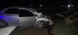 Dos muertos tras el despiste de un Toyota Corolla contra un guardarraíl en la Ruta 12