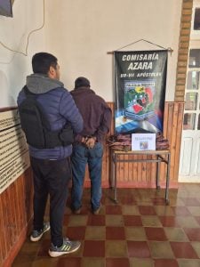 Azara: detuvieron a un hombre que robaba cables de cobre de una empresa