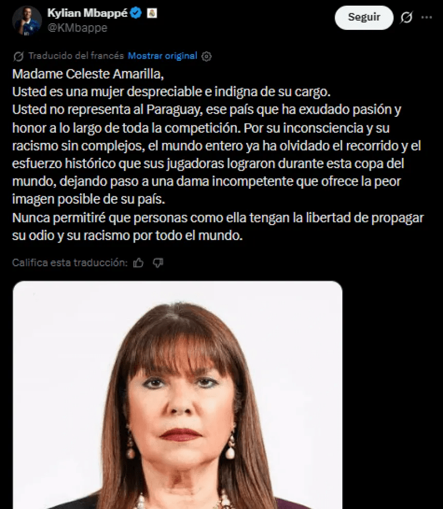 Francia denunciará penalmente a la senadora paraguaya que insultó a…