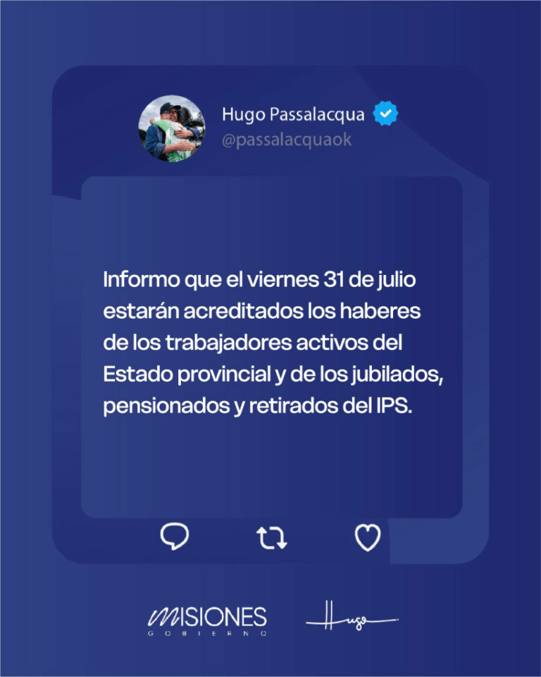 Los estatales misioneros cobran este viernes con el primer tramo del aumento salarial