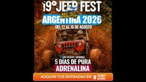 Jeep Fest Argentina 2026: San Vicente tendrá cinco días de off road, shows en vivo…