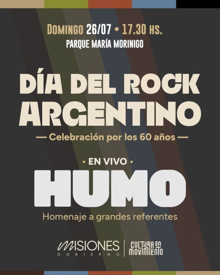 Posadas celebra el Día del Rock Argentino con un show de la banda local Humo&hellip;