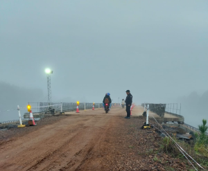 Vialidad habilitó el tránsito en el puente del arroyo Pindaytí tras el descenso del Uruguay