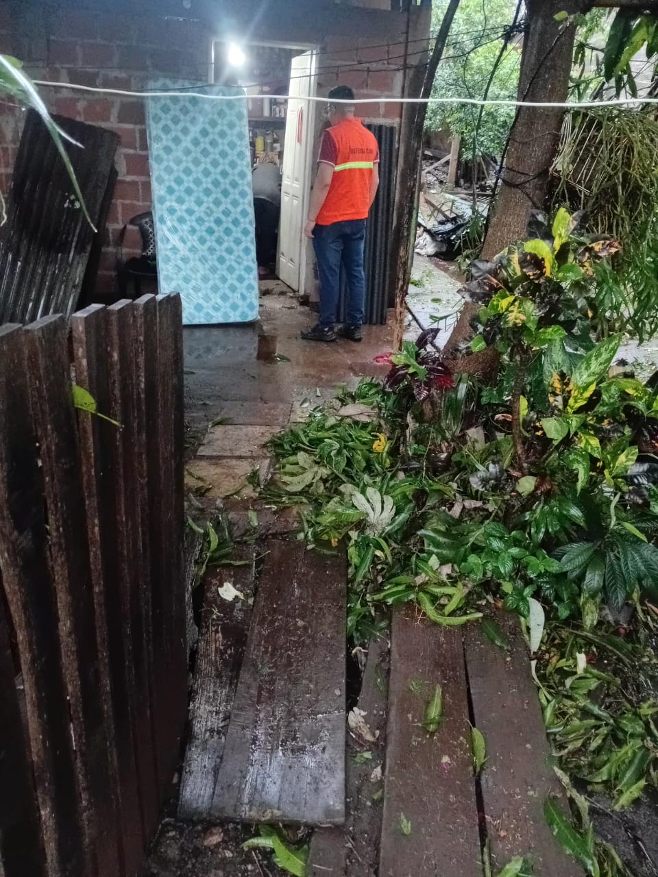 El temporal de Santa Rosa dejó unas 80 familias afectadas en Misiones