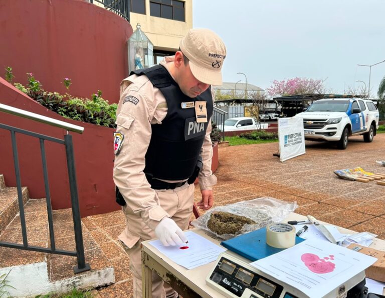 Prefectura secuestró más de una tonelada de marihuana que ingresó desde Paraguay por el río&hellip;
