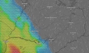 Tormentas intensas avanzan sobre el sur de Misiones con ráfagas de hasta 100 km/h