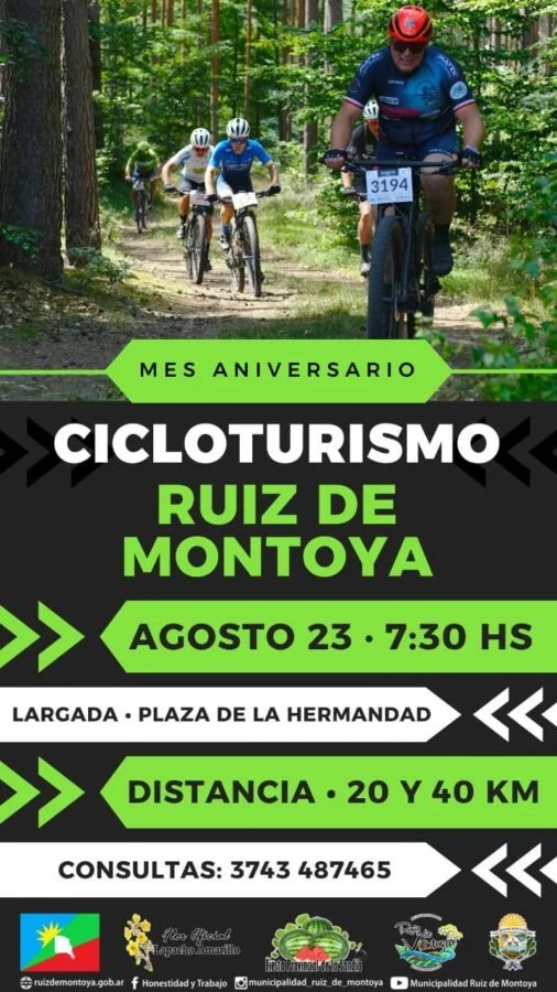 Ruiz de Montoya espera casi 300 ciclistas este domingo en su cicloturismo de aniversario