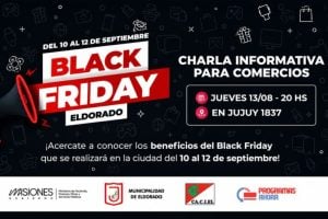 CACIEL convoca a comerciantes de Eldorado a una charla sobre el Black Friday de septiembre