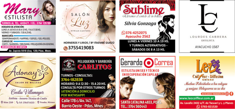 Más de 70 profesionales celebraron el Día del Peluquero en Misiones con colegas de Chaco…