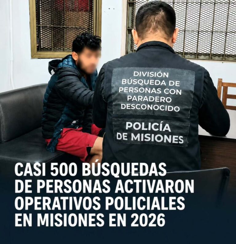 Casi 500 denuncias por personas desaparecidas en Misiones: la mayoría se resuelve en las primeras…