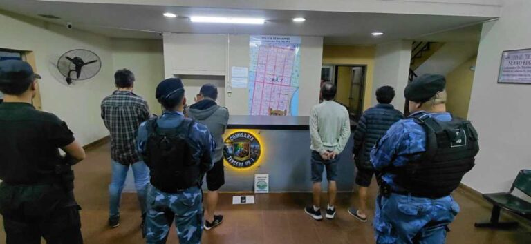 Nueve detenidos y varios elementos recuperados tras una serie de operativos policiales en Posadas