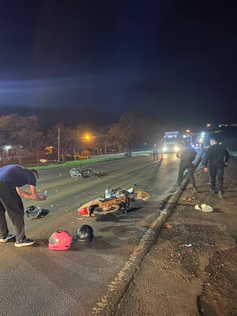Choque entre dos motos en la Ruta 12 dejó tres heridos en Puerto Rico