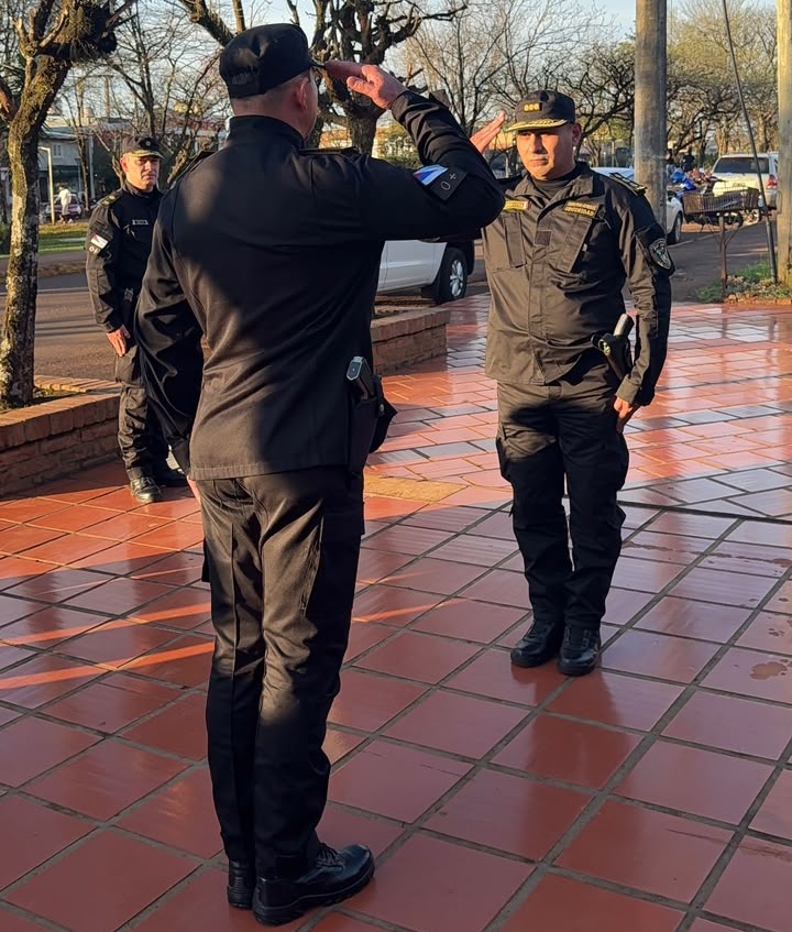 Nuevo jefe en la Unidad Regional VIII: Katz asumió el mando policial en San Vicente