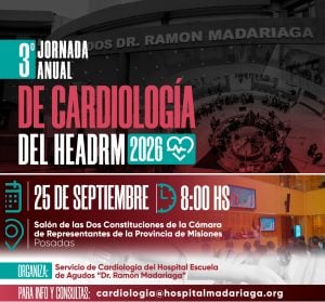 Posadas será sede de una jornada de cardiología centrada en el infarto y la importancia…