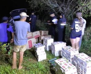 Encontraron cigarrillos de contrabando valuados en $13 millones ocultos en un yerbal de Apóstoles