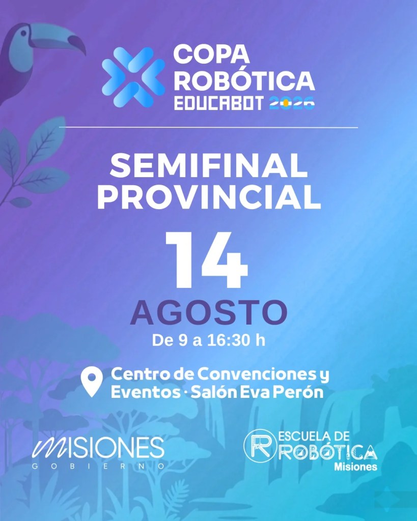 144 estudiantes misioneros compiten este viernes por un lugar en la final nacional de robótica