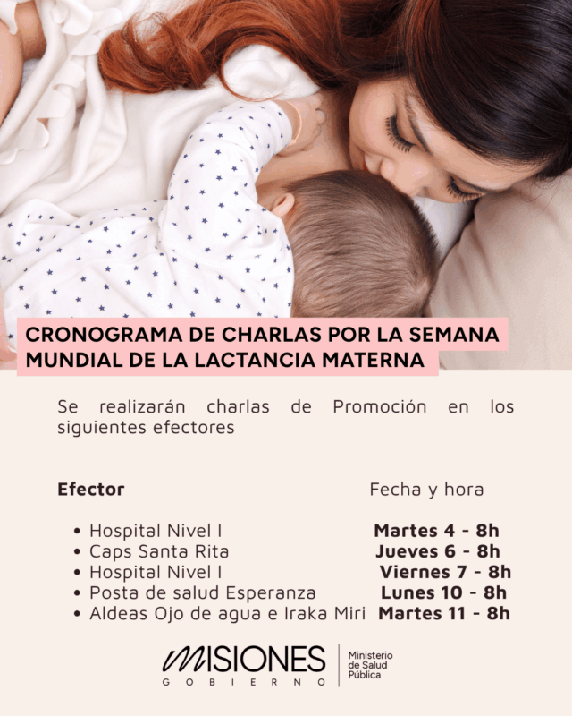 Misiones celebra la Semana de la Lactancia con jornadas, talleres y la apertura de un…